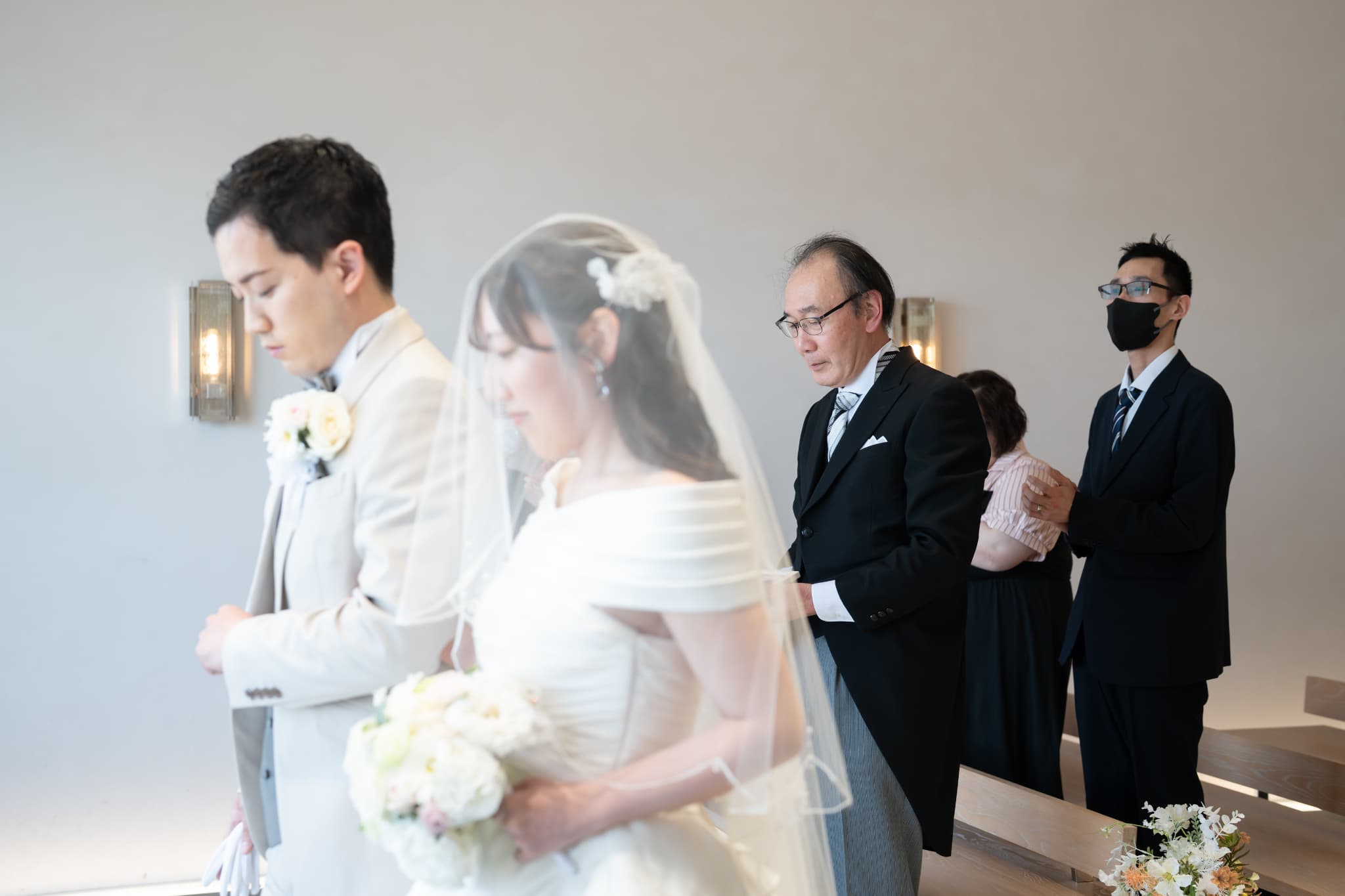 【小さな結婚式お台場店】前撮りと、ご家族との少人数挙式レポート